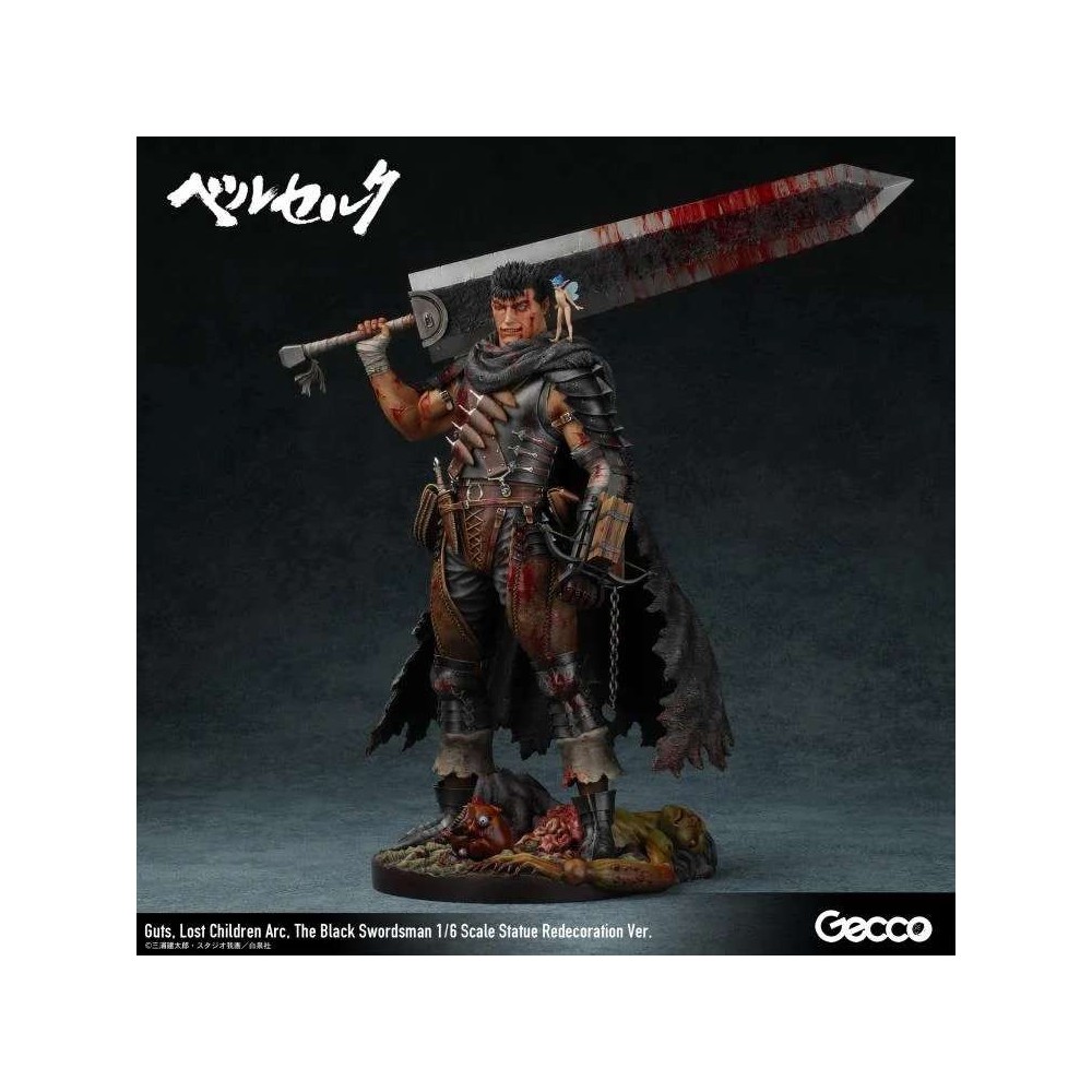 BERSERK GUTS BLACK SWORDMAN LOST CHILDREN ARC STATUA FIGURE GECCO