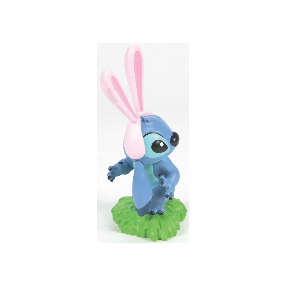 ENESCO DISNEY STITCH EASTER BUNNY STATUE FIGURE