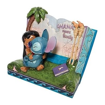 DISNEY LILO AND STITCH STORYBOOK STATUA FIGURE ENESCO