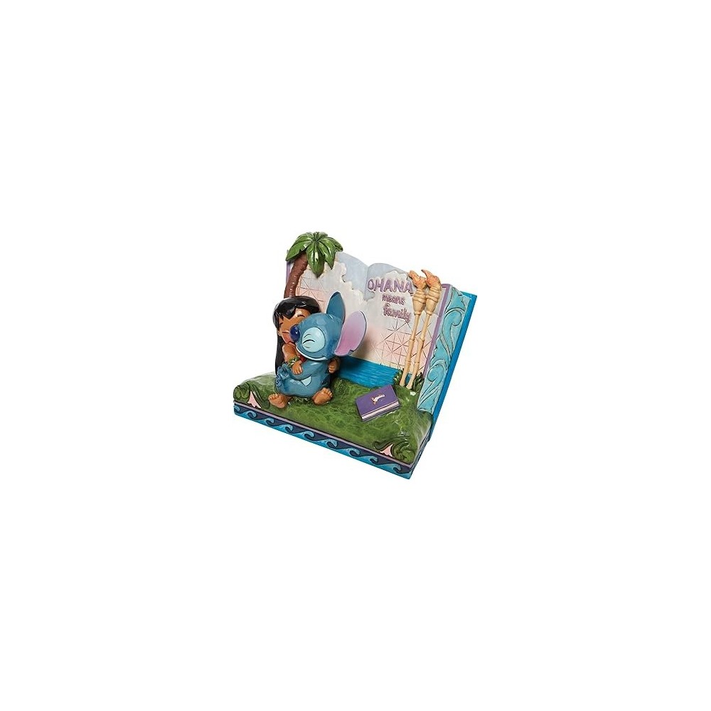 DISNEY LILO AND STITCH STORYBOOK STATUA FIGURE ENESCO