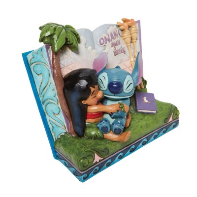 DISNEY LILO AND STITCH STORYBOOK STATUA FIGURE ENESCO