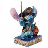 ENESCO DISNEY STITCH HALLOWEEN LOVABLE BUCCANEER STATUE FIGURE