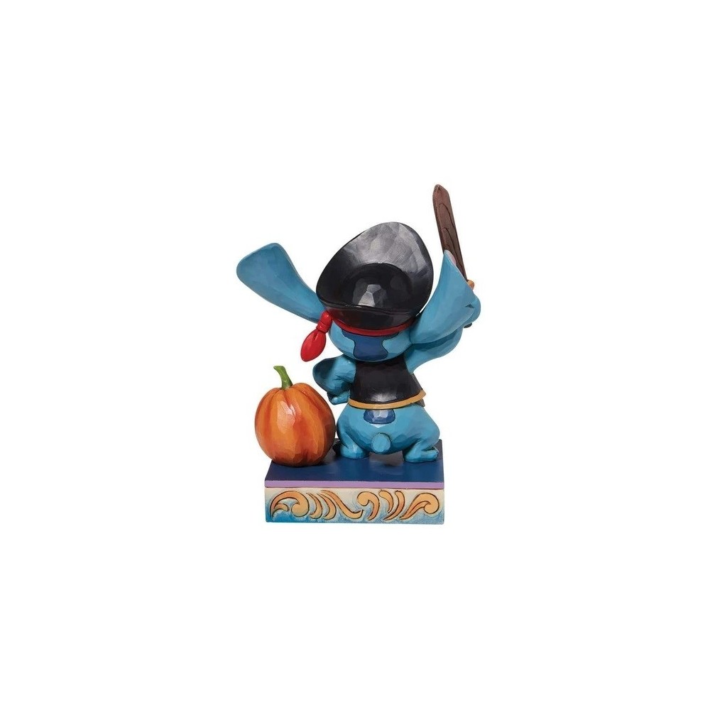 ENESCO DISNEY STITCH HALLOWEEN LOVABLE BUCCANEER STATUE FIGURE