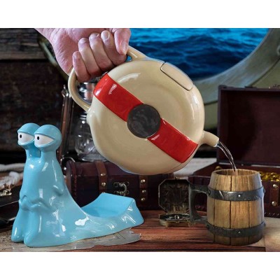 ONE PIECE TRANSPONDER SNAIL 3D SCULPTED TEAPOT TEIERA ABYSTYLE