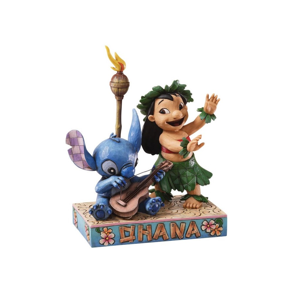 ENESCO DISNEY LILO AND STITCH OHANA MEANS FAMILY STATUE FIGURE