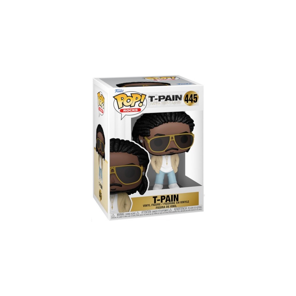 FUNKO FUNKO POP! T-PAIN RAPPA TERNT SANGA BOBBLE HEAD KNOCKER FIGURE