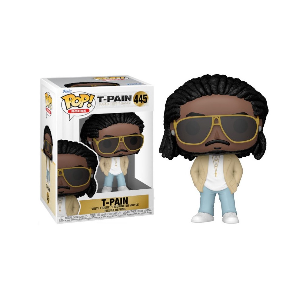 FUNKO FUNKO POP! T-PAIN RAPPA TERNT SANGA BOBBLE HEAD KNOCKER FIGURE