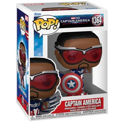 FUNKO FUNKO POP! MARVEL CAPTAIN AMERICA BRAVE NEW WORLD BOBBLE HEAD KNOCKER FIGURE