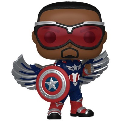 FUNKO FUNKO POP! MARVEL CAPTAIN AMERICA BRAVE NEW WORLD BOBBLE HEAD KNOCKER FIGURE