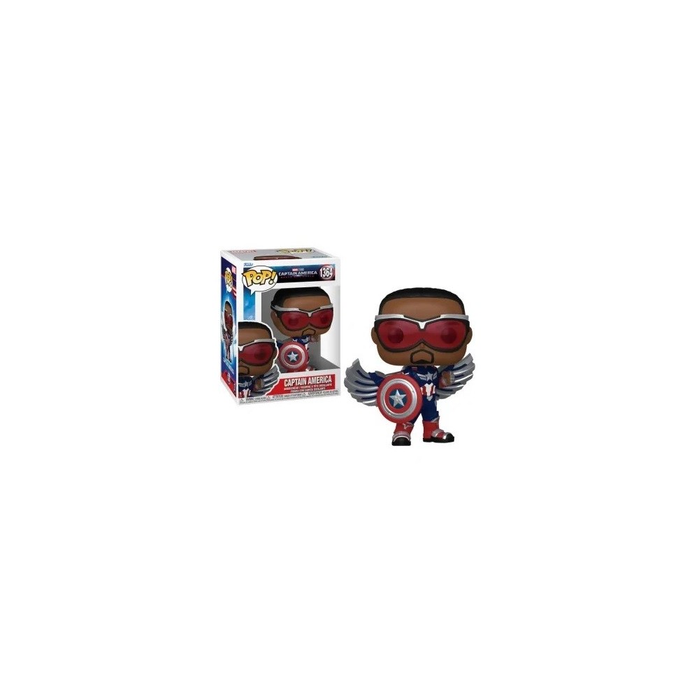 FUNKO FUNKO POP! MARVEL CAPTAIN AMERICA BRAVE NEW WORLD BOBBLE HEAD KNOCKER FIGURE