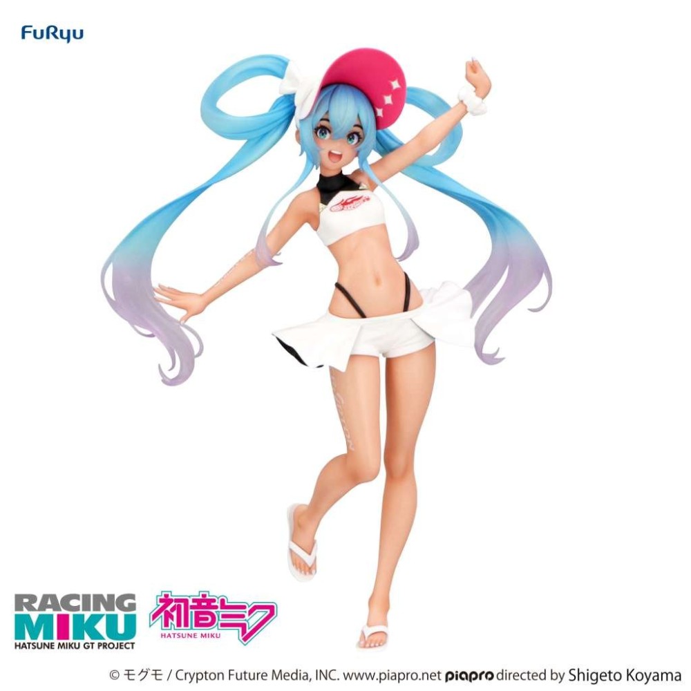 FURYU RACING MIKU 2024 SUMMER HOLIDAY TRIO-TRY-IT PVC FIGURE STATUE