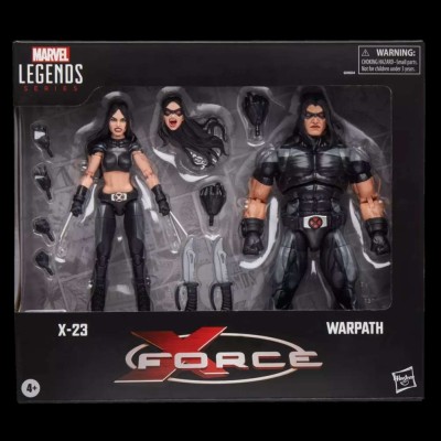 HASBRO MARVEL LEGENDS X-FORCE X-23 & WARPATH PVC ACTION FIGURES