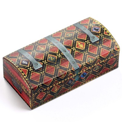 HARRY POTTER QUIDDITCH BOX BOCCINO D'ORO COLLANA E ORECCHINI CARAT