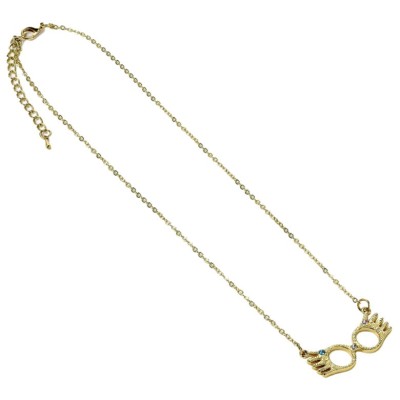 HARRY POTTER OCCHIALI LUNA LOVEGOOD COLLANA GOLD VER. CARAT