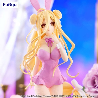 FURYU DATE A LIVE MUKURO HOSHIMIYA PINK COLOR BICUTE BUNNIES STATUE PVC FIGURE