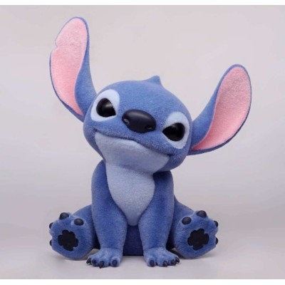 MONOGRAM LILO & STITCH MOVIE FLOCKING FIGURAL BANK