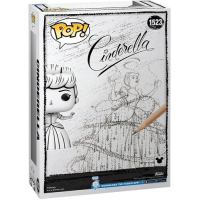FUNKO FUNKO POP! MOVIE COVER DISNEY SKETCH CINDERELLA BOBBLE HEAD FIGURE