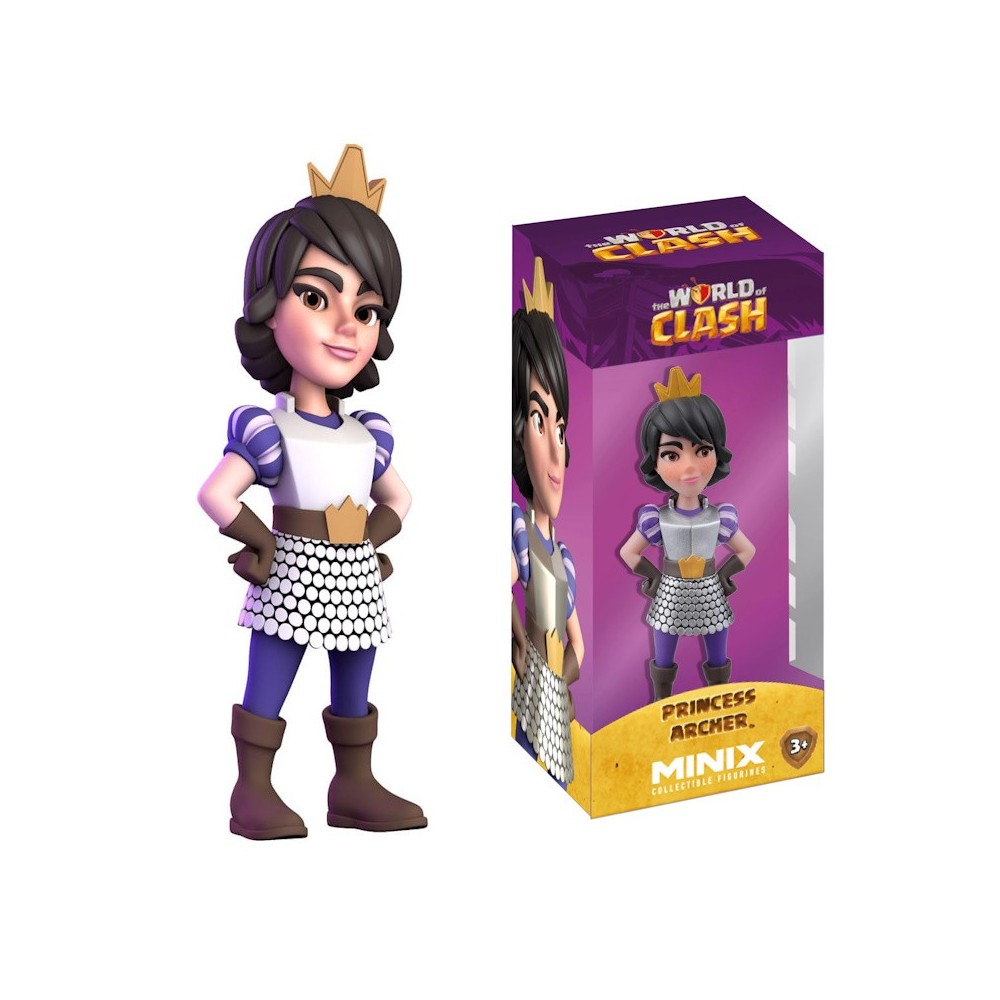 NOBLE COLLECTIONS PRINCESS ARCHER THE WORLD OF CLASH MINIX COLLECTIBLE FIGURINE