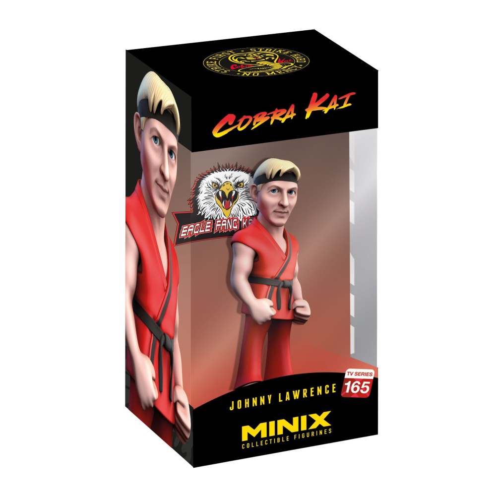 NOBLE COLLECTIONS COBRA KAI JOHNNY LAWRENCE NEW VER. MINIX COLLECTIBLE FIGURINE
