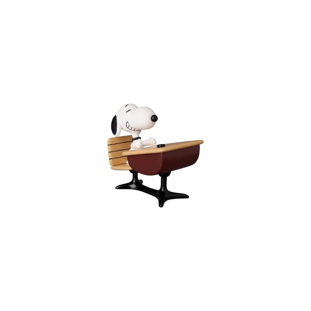 MEDICOM TOY PEANUTS UDF SERIES 18 SNOOPY WITH DESK PVC MINI FIGURES
