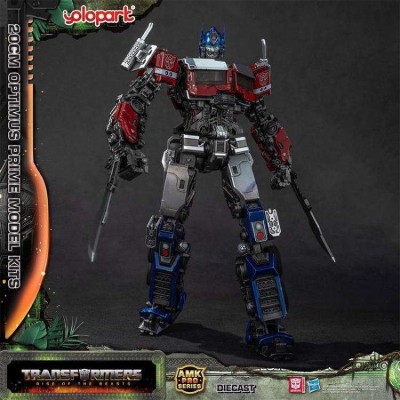 TRANSFORMERS RISE OF THE BEASTS OPTIMUS PRIME MODEL KIT AMK PRO SERIES ACTION FIGURE YOLOPARK
