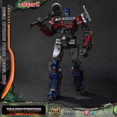 TRANSFORMERS RISE OF THE BEASTS OPTIMUS PRIME MODEL KIT AMK PRO SERIES ACTION FIGURE YOLOPARK