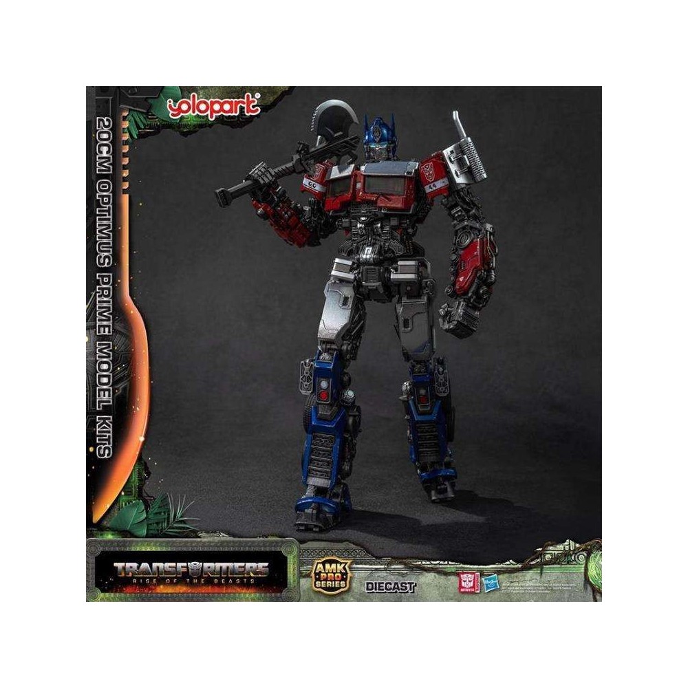 TRANSFORMERS RISE OF THE BEASTS OPTIMUS PRIME MODEL KIT AMK PRO SERIES ACTION FIGURE YOLOPARK