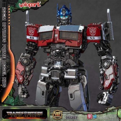 TRANSFORMERS RISE OF THE BEASTS OPTIMUS PRIME MODEL KIT AMK PRO SERIES ACTION FIGURE YOLOPARK