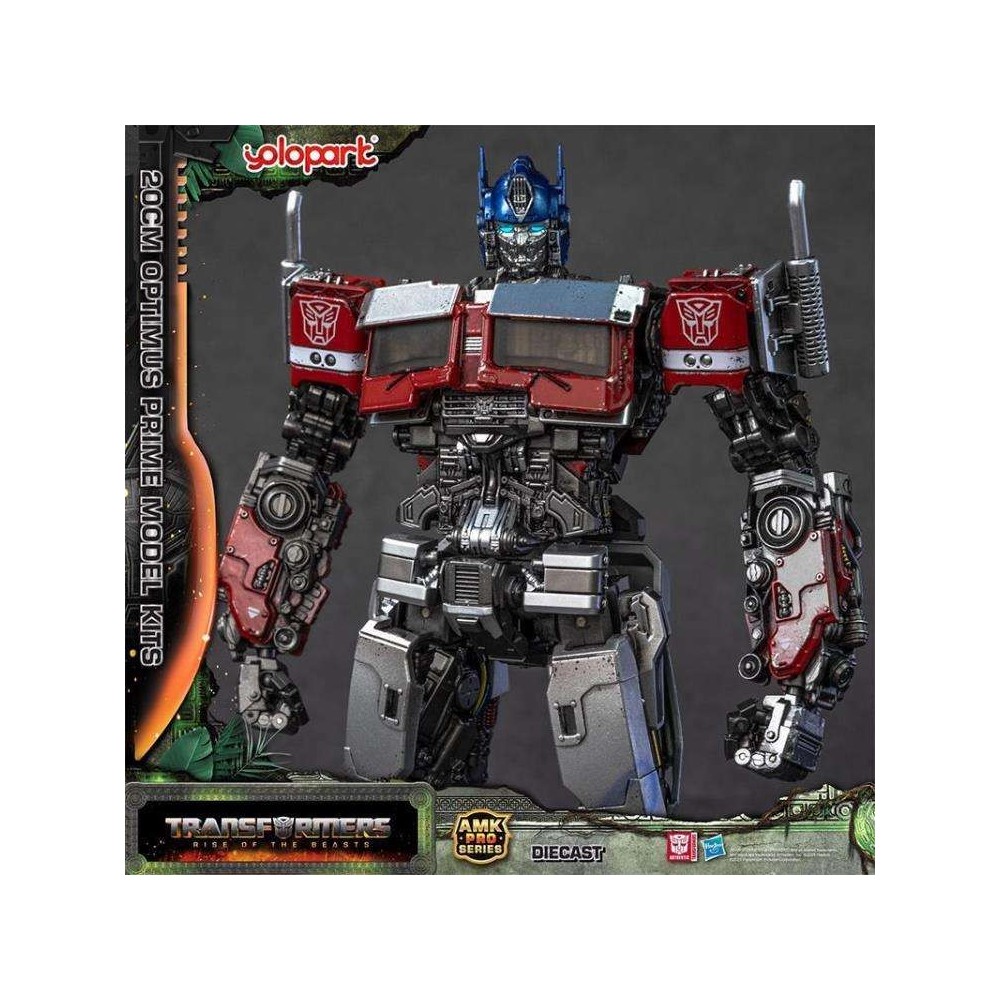 TRANSFORMERS RISE OF THE BEASTS OPTIMUS PRIME MODEL KIT AMK PRO SERIES ACTION FIGURE YOLOPARK
