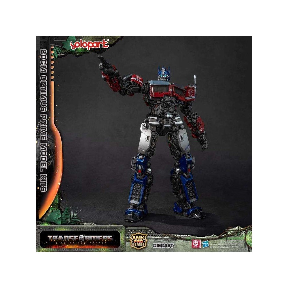 TRANSFORMERS RISE OF THE BEASTS OPTIMUS PRIME MODEL KIT AMK PRO SERIES ACTION FIGURE YOLOPARK