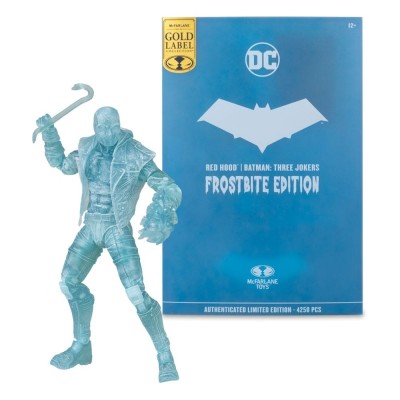 MC FARLANE DC MULTIVERSE RED HOOD FROSTBITE EDITION GOLD LABEL ACTION FIGURE