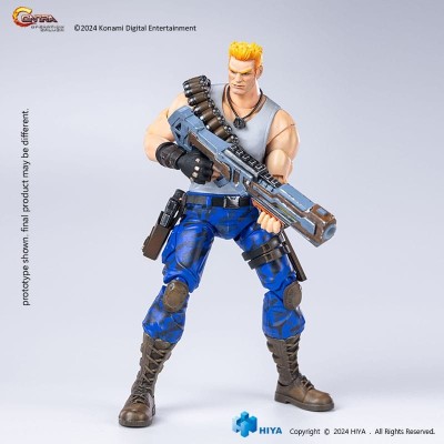 HIYA TOYS CONTRA OPERATION GALUGA EXQUISITE BASIC BILL RIZER ACTION FIGURE