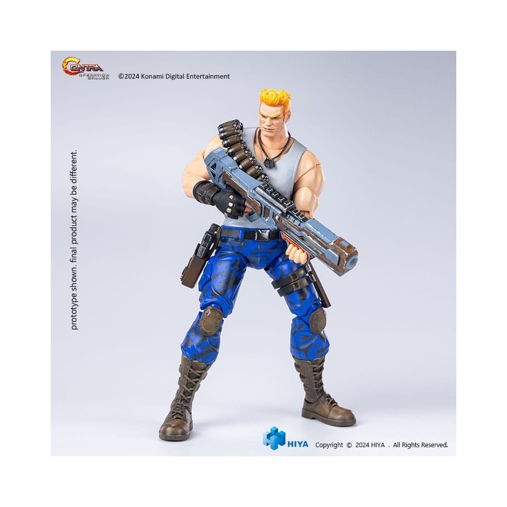 HIYA TOYS CONTRA OPERATION GALUGA EXQUISITE BASIC BILL RIZER ACTION FIGURE