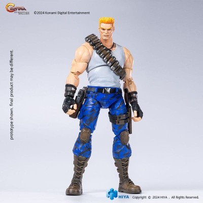 HIYA TOYS CONTRA OPERATION GALUGA EXQUISITE BASIC BILL RIZER ACTION FIGURE
