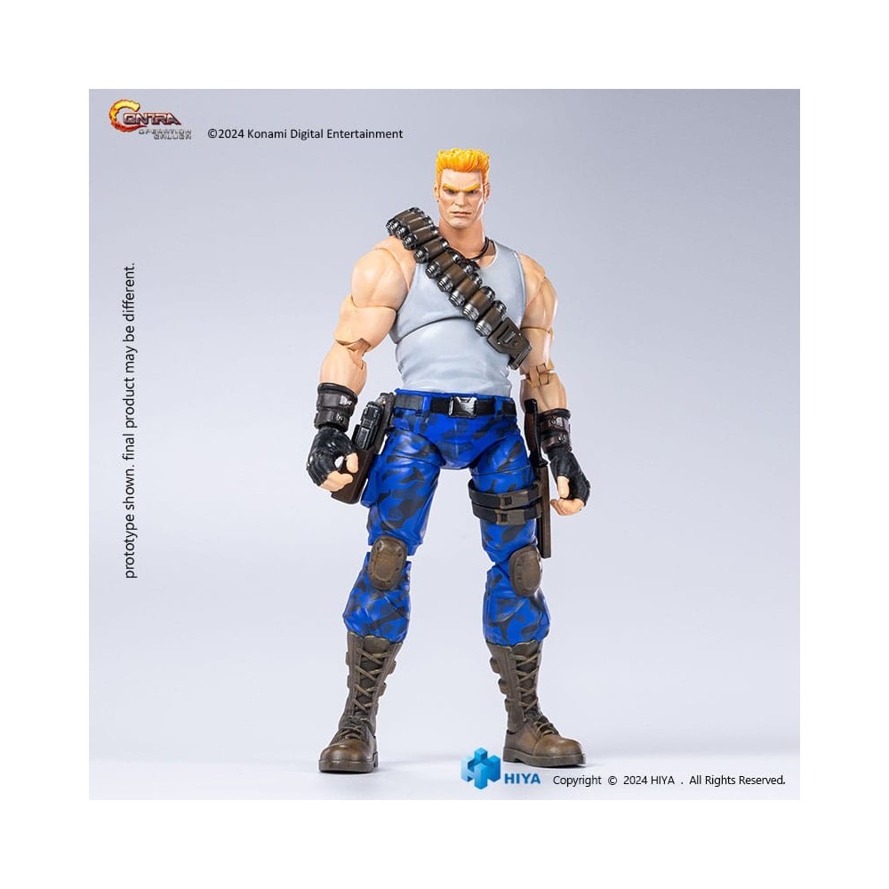 HIYA TOYS CONTRA OPERATION GALUGA EXQUISITE BASIC BILL RIZER ACTION FIGURE