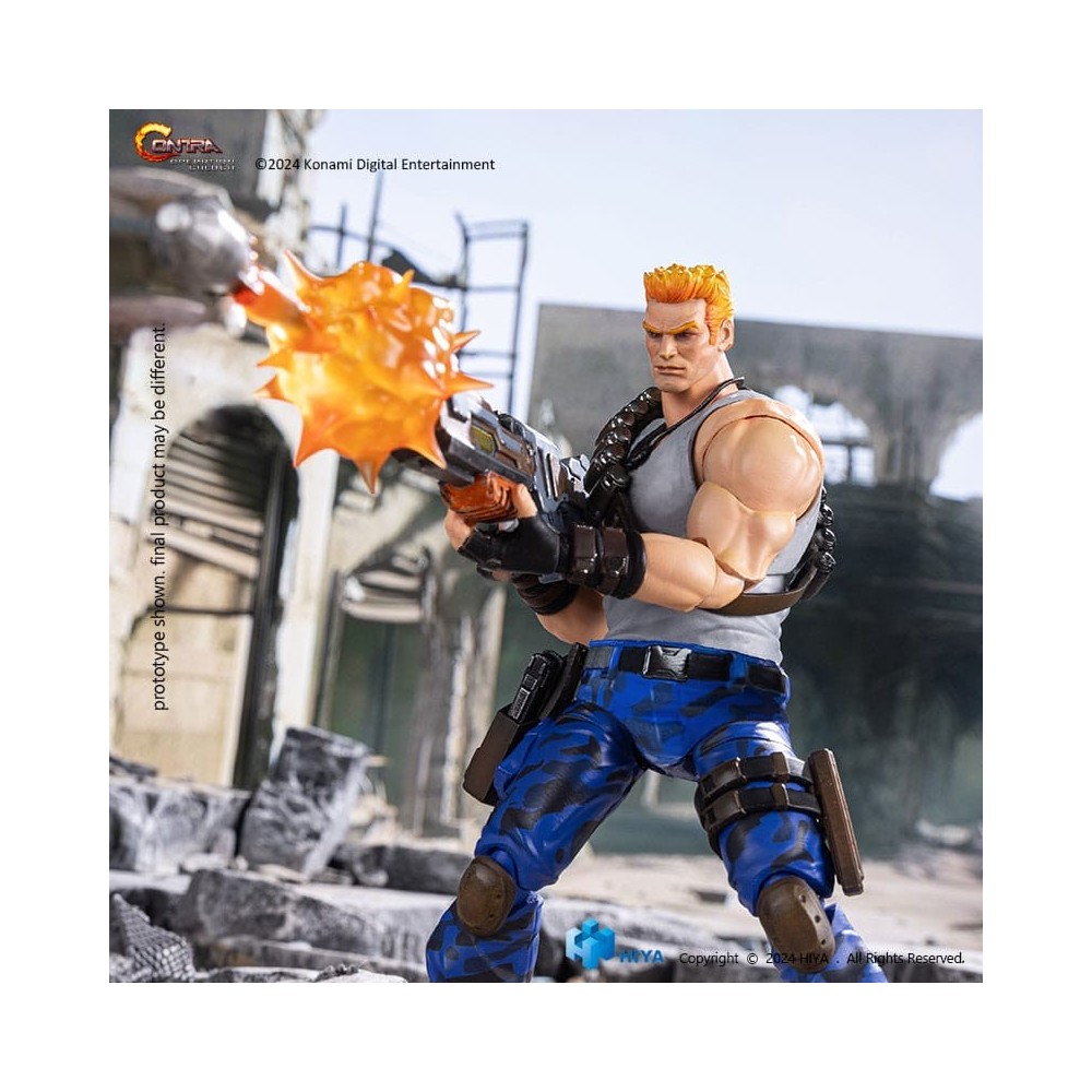 HIYA TOYS CONTRA OPERATION GALUGA EXQUISITE BASIC BILL RIZER ACTION FIGURE