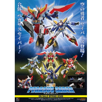 GOOD SMILE COMPANY THE BRAVE FIGHTER OF LEGEND DA-GARN PEGASUS SABER THE GATTAI PVC ACTION FIGURE