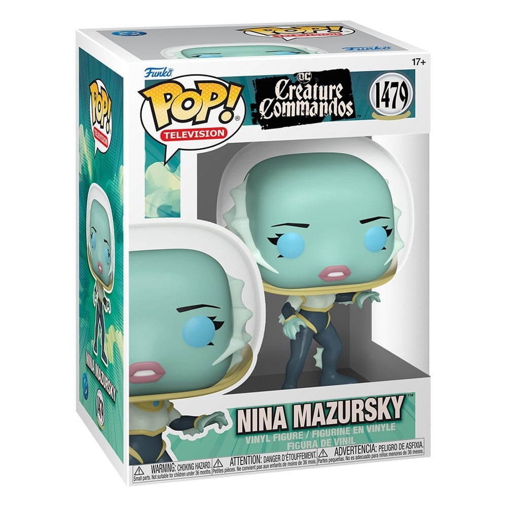 FUNKO FUNKO POP! DC CREATURE COMMANDOS NINA MAZURSKY BOBBLE HEAD KNOCKER
