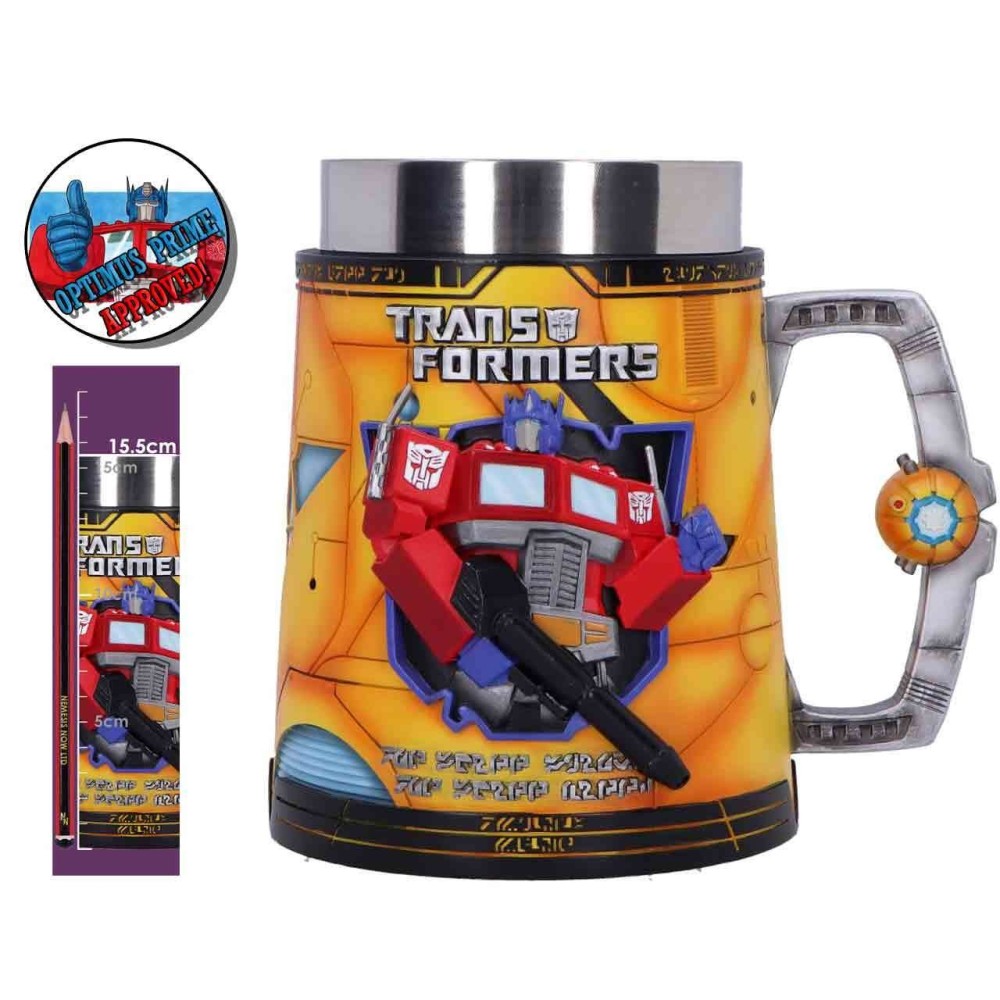 NEMESIS NOW TRANSFORMERS HEROES OF CYBERTRON RESIN TANKARD