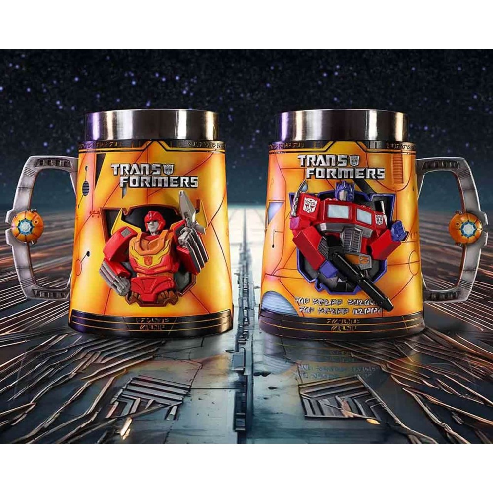 NEMESIS NOW TRANSFORMERS HEROES OF CYBERTRON RESIN TANKARD