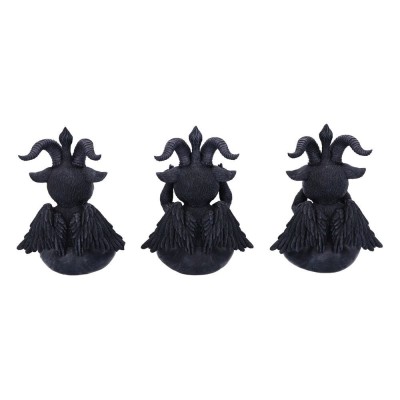 CULT CUTIES THREE WISE BAPHOBOO RESIN FIGURE 13CM NEMESIS NOW