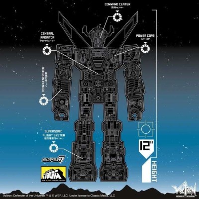 VOLTRON SUPER CYBORG FULL COLOR ACTION FIGURE SUPER7