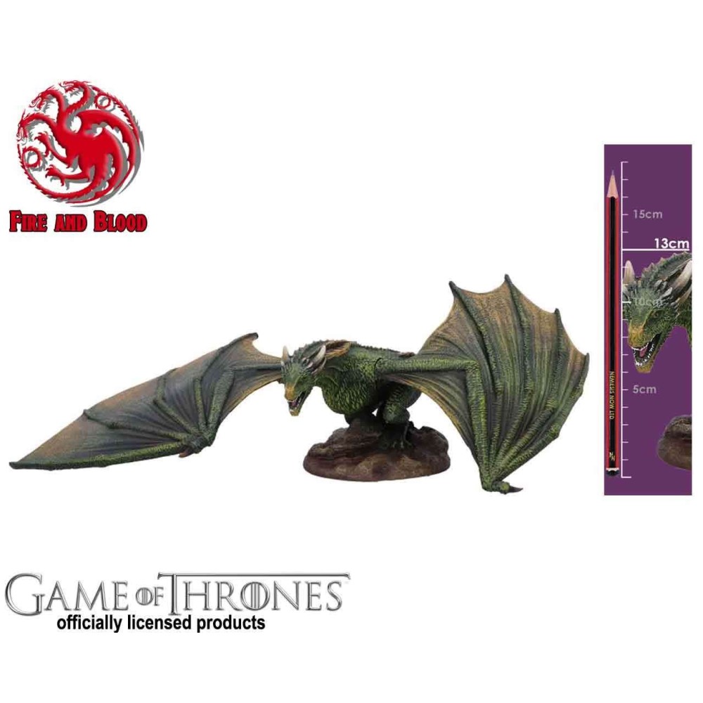 GAME OF THRONES RHAEGAL STATUA 41CM LUNG. FIGURE NEMESIS NOW