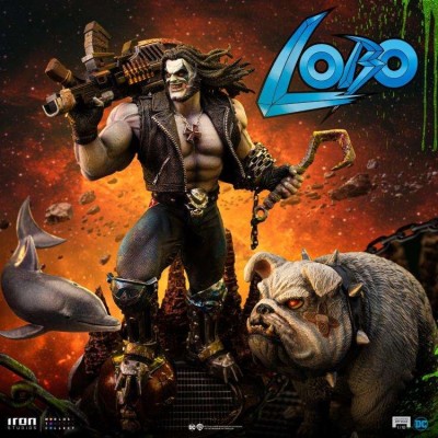 IRON STUDIOS DC COMICS LOBO UNLEASHED BDS ART SCALE DELUXE STATUE RESIN FIGURE