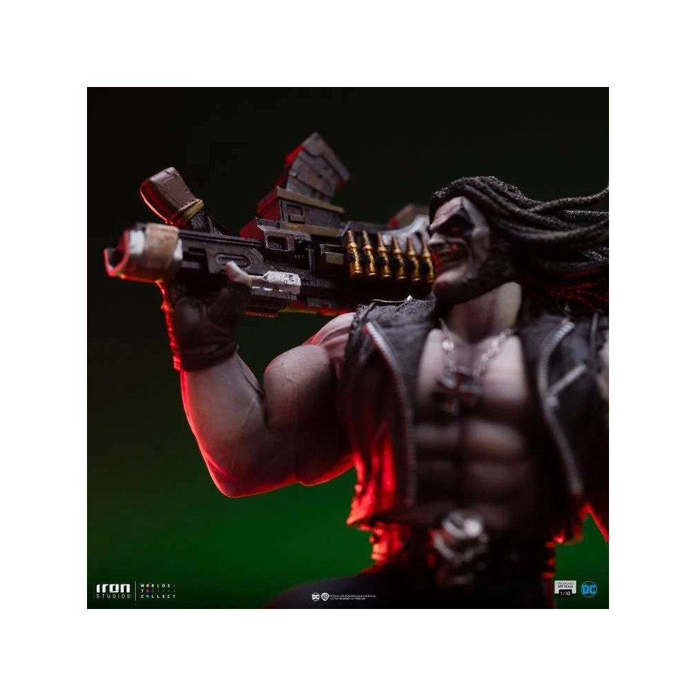 IRON STUDIOS DC COMICS LOBO UNLEASHED BDS ART SCALE DELUXE STATUE RESIN FIGURE