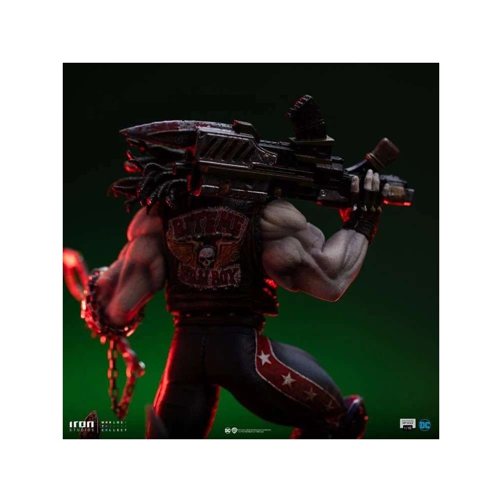 IRON STUDIOS DC COMICS LOBO UNLEASHED BDS ART SCALE DELUXE STATUE RESIN FIGURE