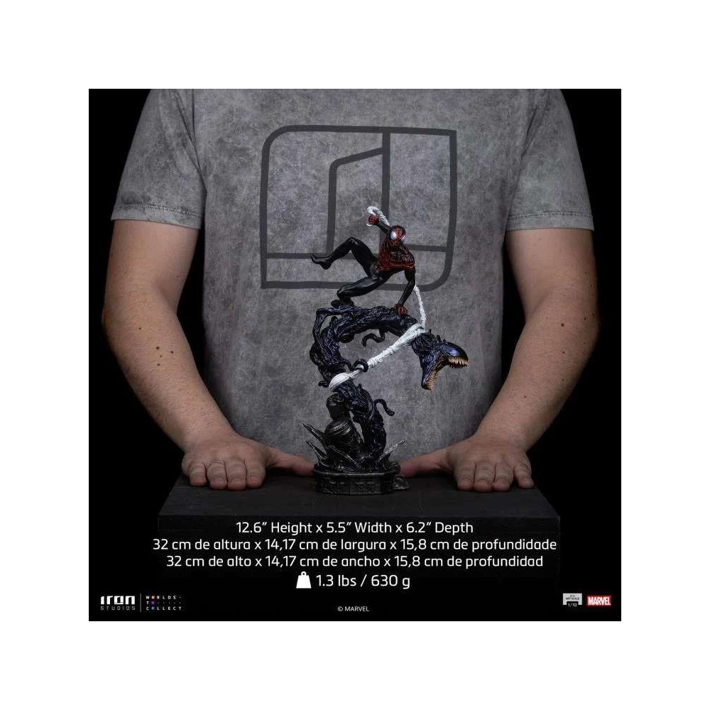 SPIDER-MAN VS VILLAINS MILES MORALES BDS ART SCALE 1/10 STATUA FIGURE IRON STUDIOS