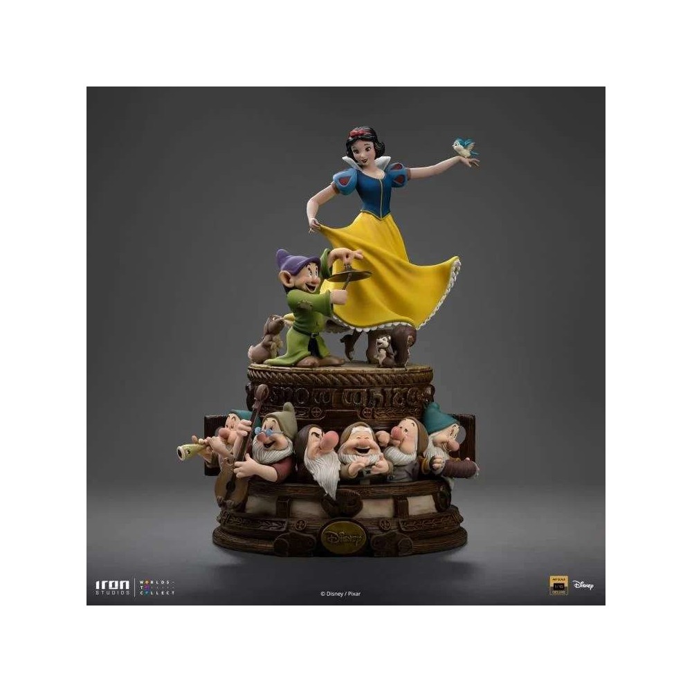 IRON STUDIOS SNOW WHITE AND THE SEVEN DWARVES ART SCALE DELUXE 1/10 STATUE FIGURE