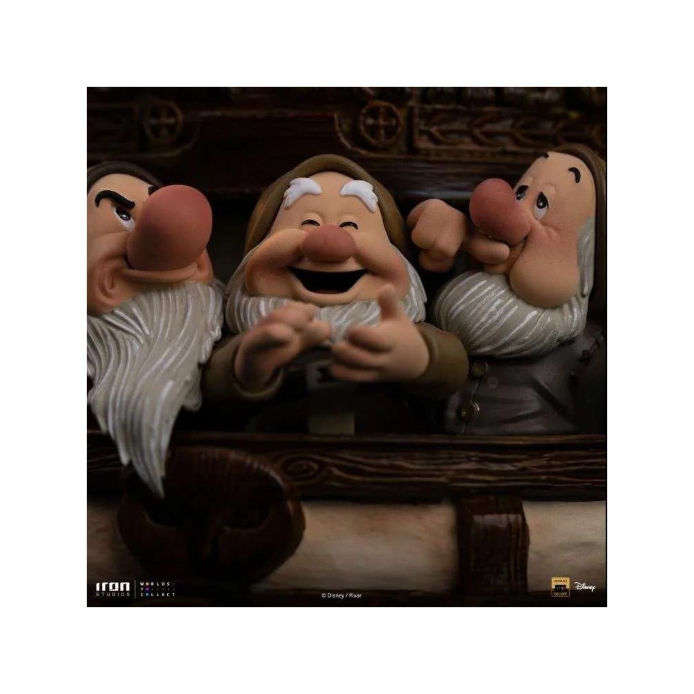 IRON STUDIOS SNOW WHITE AND THE SEVEN DWARVES ART SCALE DELUXE 1/10 STATUE FIGURE