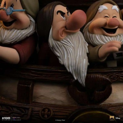 IRON STUDIOS SNOW WHITE AND THE SEVEN DWARVES ART SCALE DELUXE 1/10 STATUE FIGURE